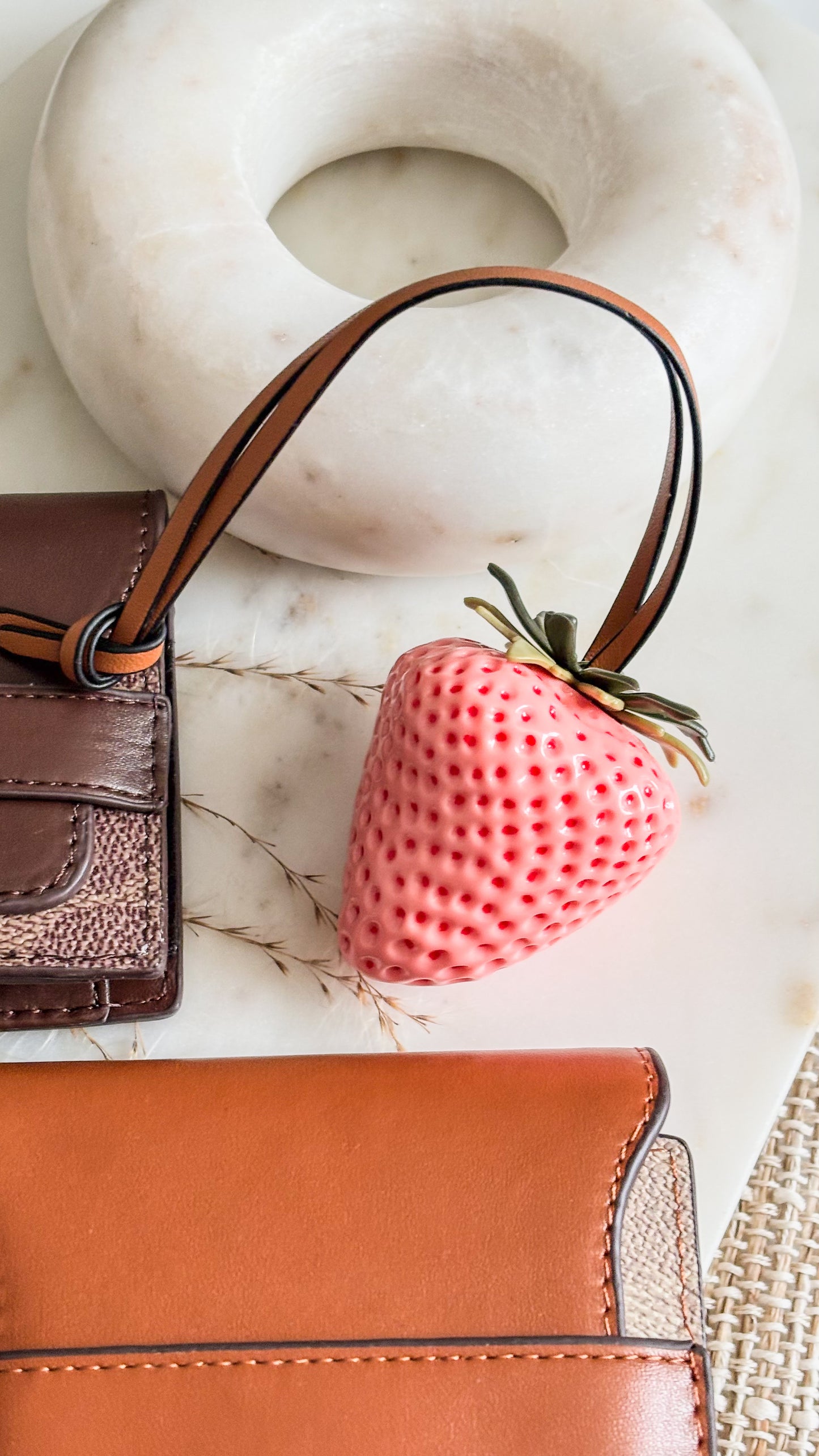 Strawberry Charm Bag