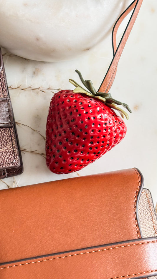 Strawberry Charm Bag