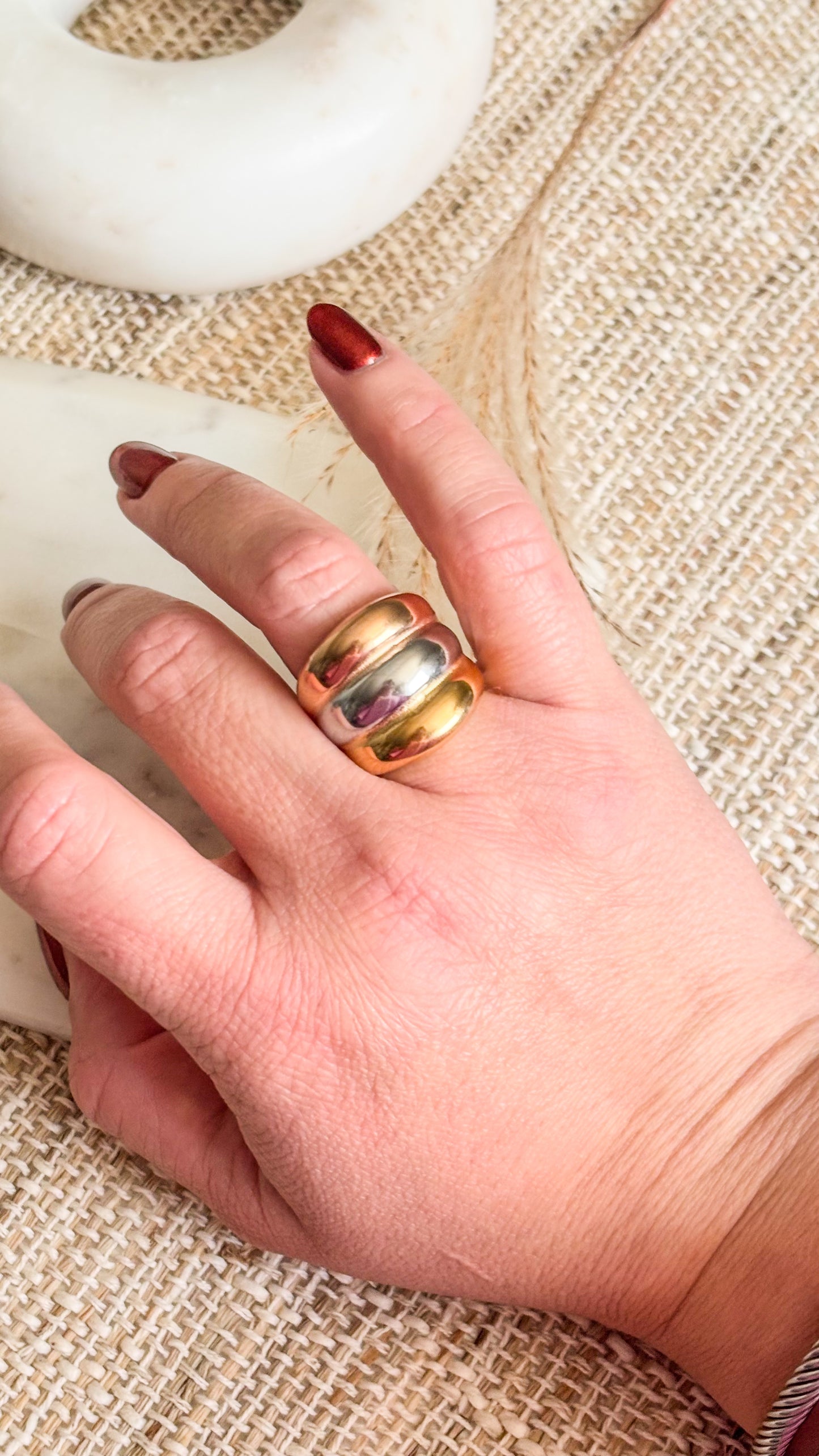 Amara Ring Tri-color