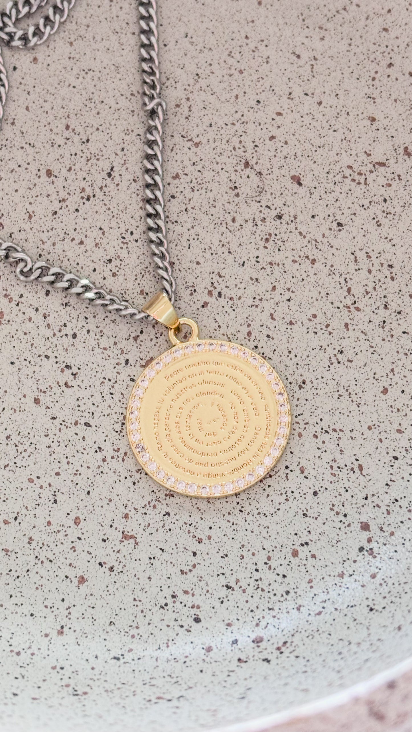 Shine Padre Nuestro Necklace