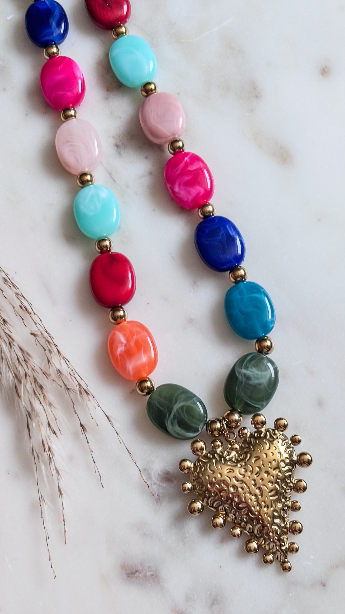 Colorfull Heart Necklace