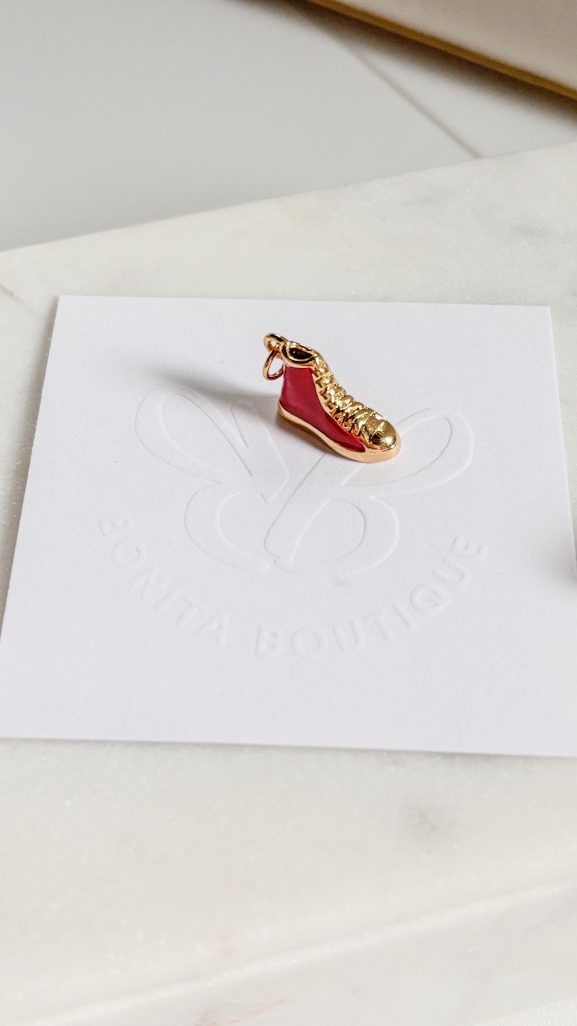 Red Converse Charm