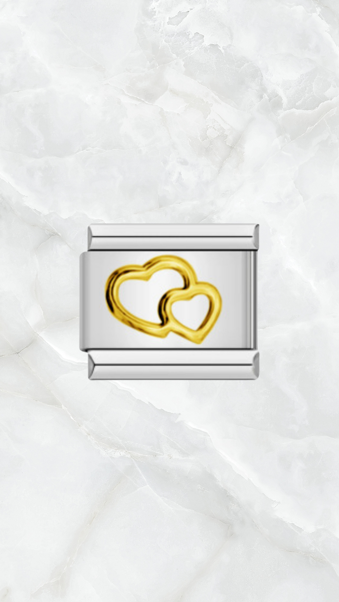 Corazones Gold Charm Bracelet