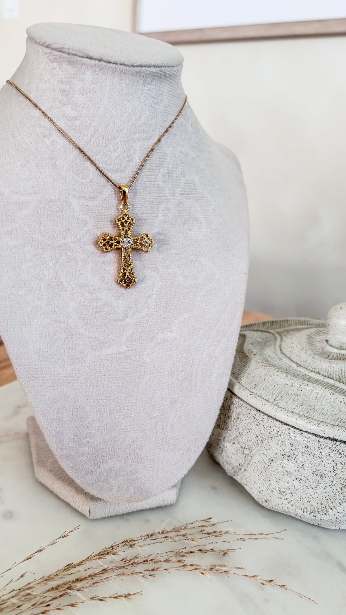 Heavenly Cross Necklace