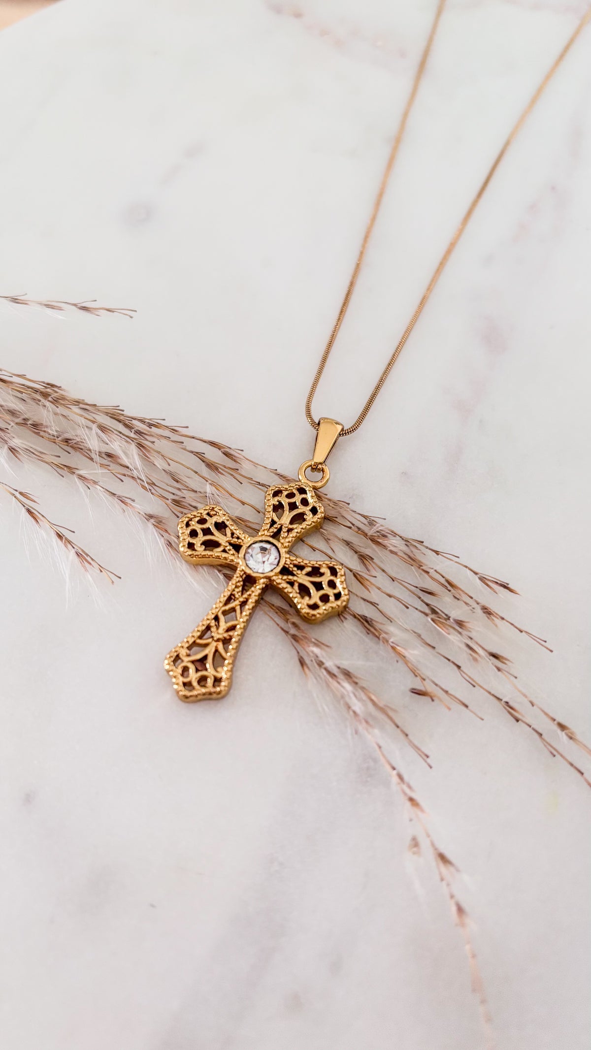 Heavenly Cross Necklace