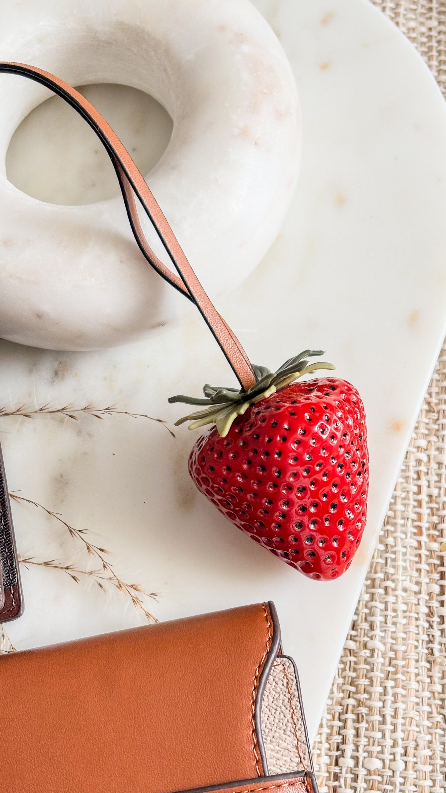 Strawberry Charm Bag