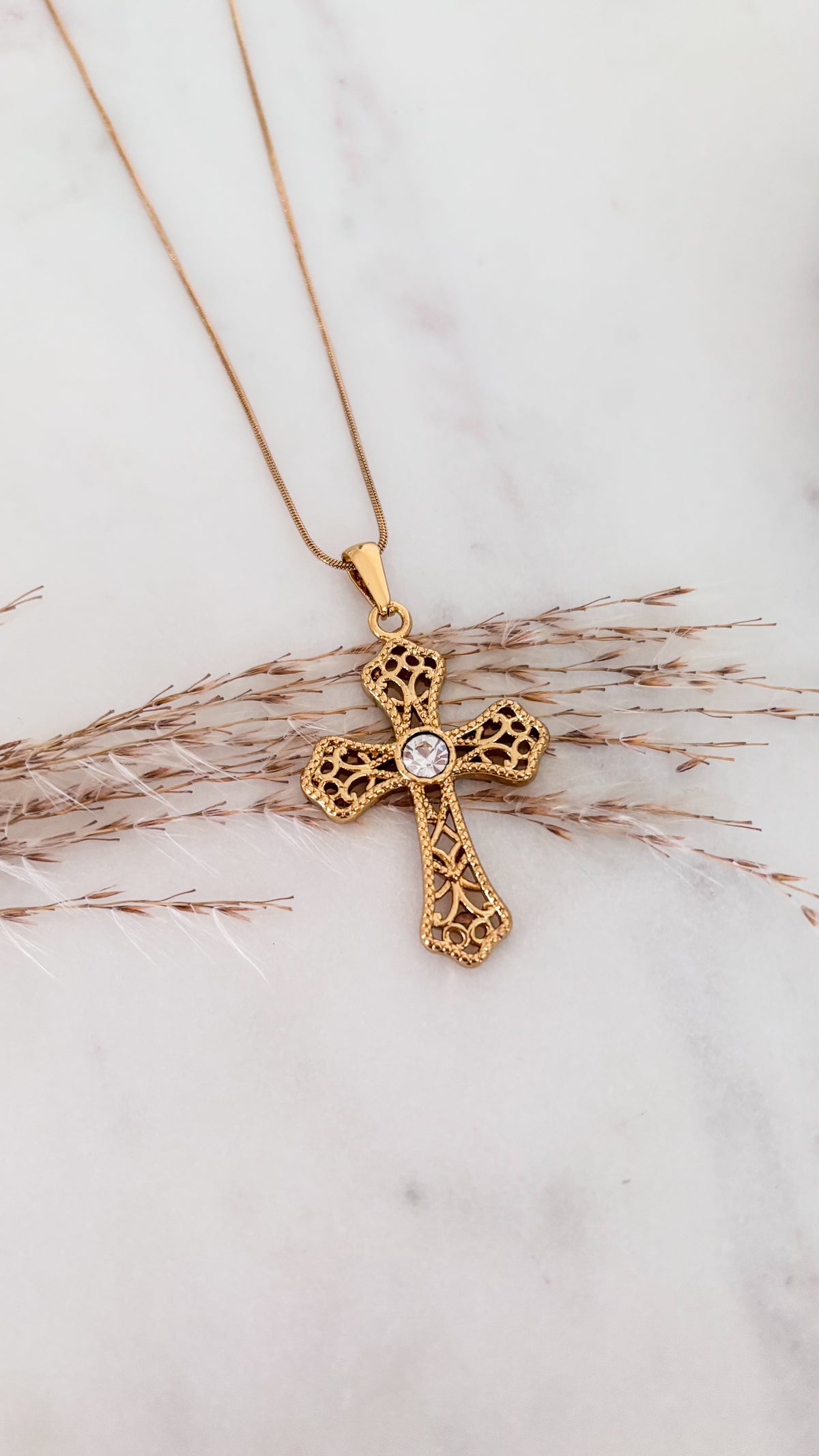 Heavenly Cross Necklace
