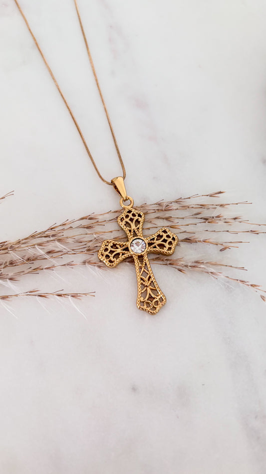 Heavenly Cross Necklace