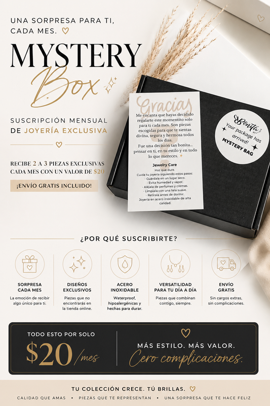 MYSTERY BAG - SUSCRIPCIÓN MENSUAL DE JOYERÍA