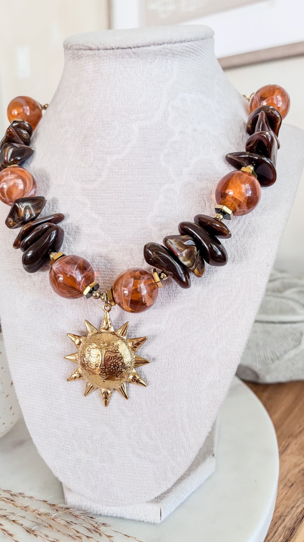 Caramel Stone Necklace