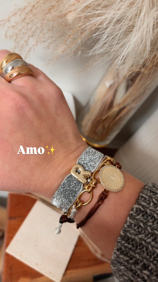 Initial Band Bracelet