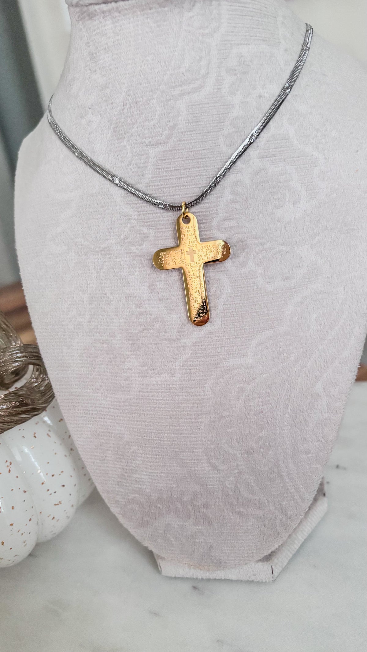 Padre Nuestro Eternal Necklace