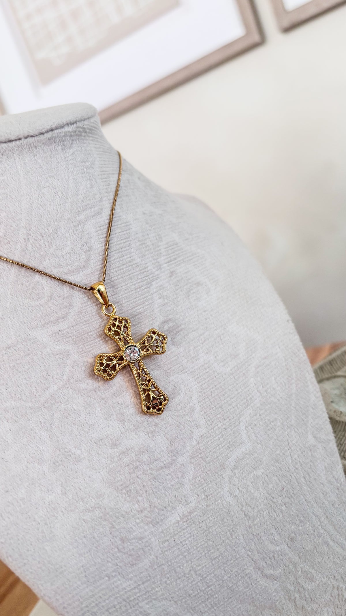 Heavenly Cross Necklace