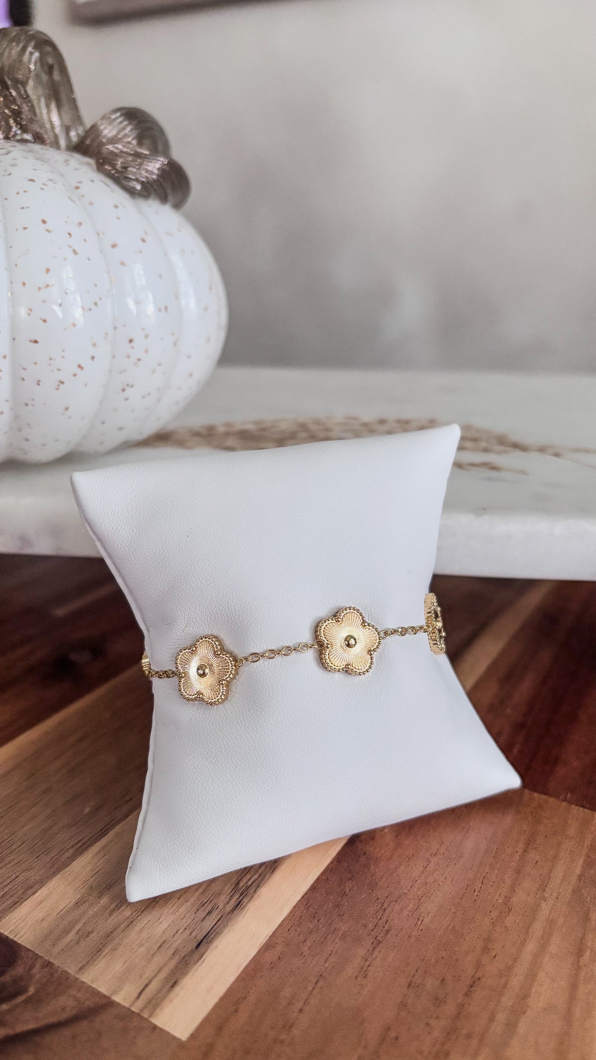 Golden Flower Bracelet