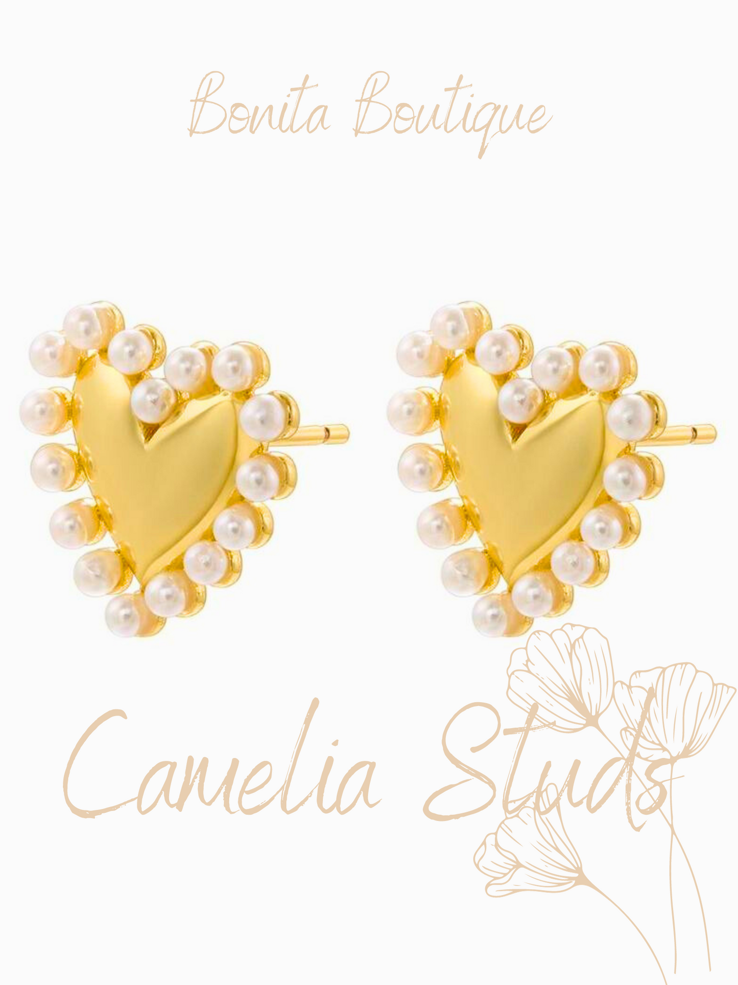 Camelia Studs Earrings