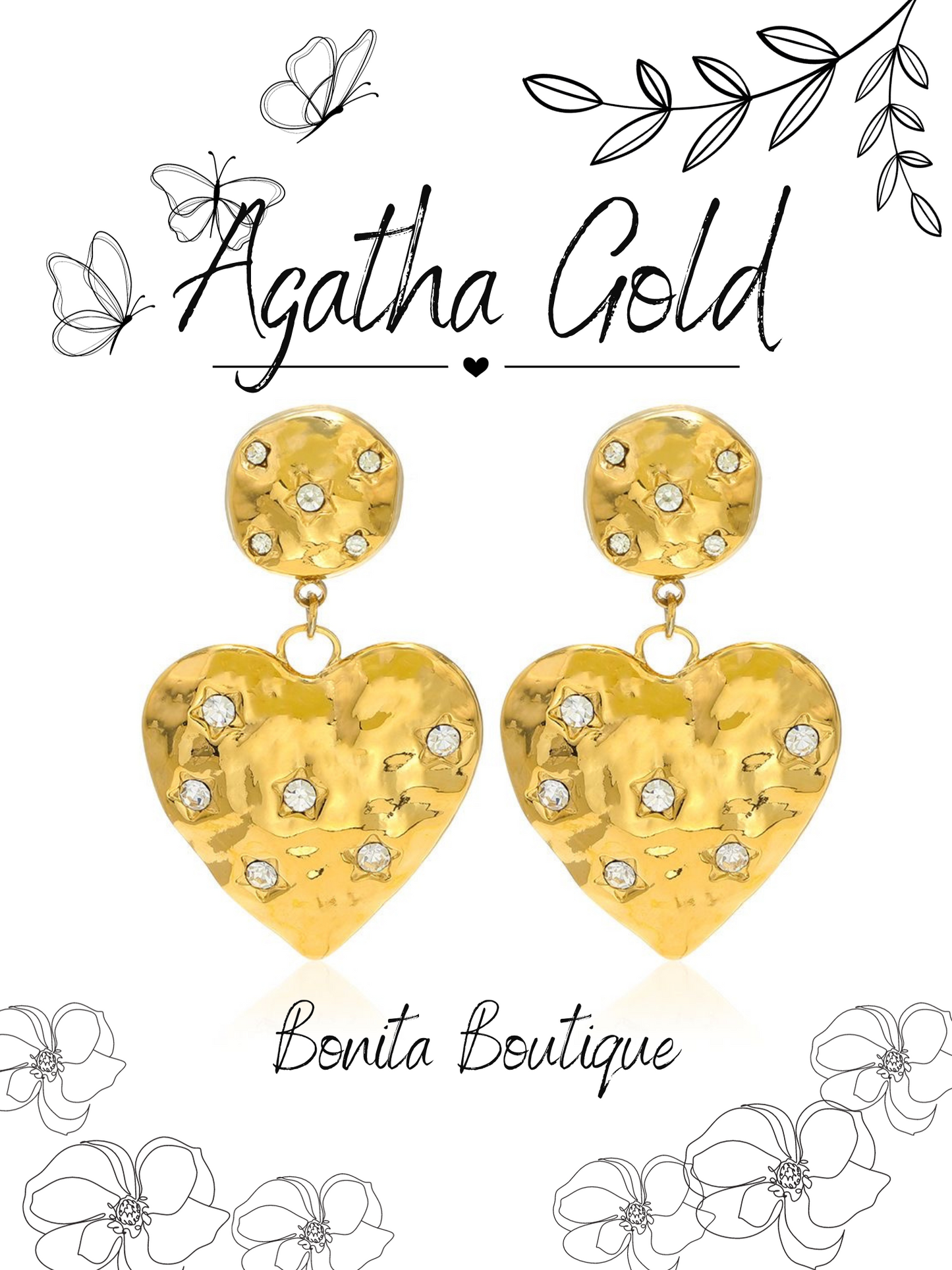 Agatha Gold Earrings