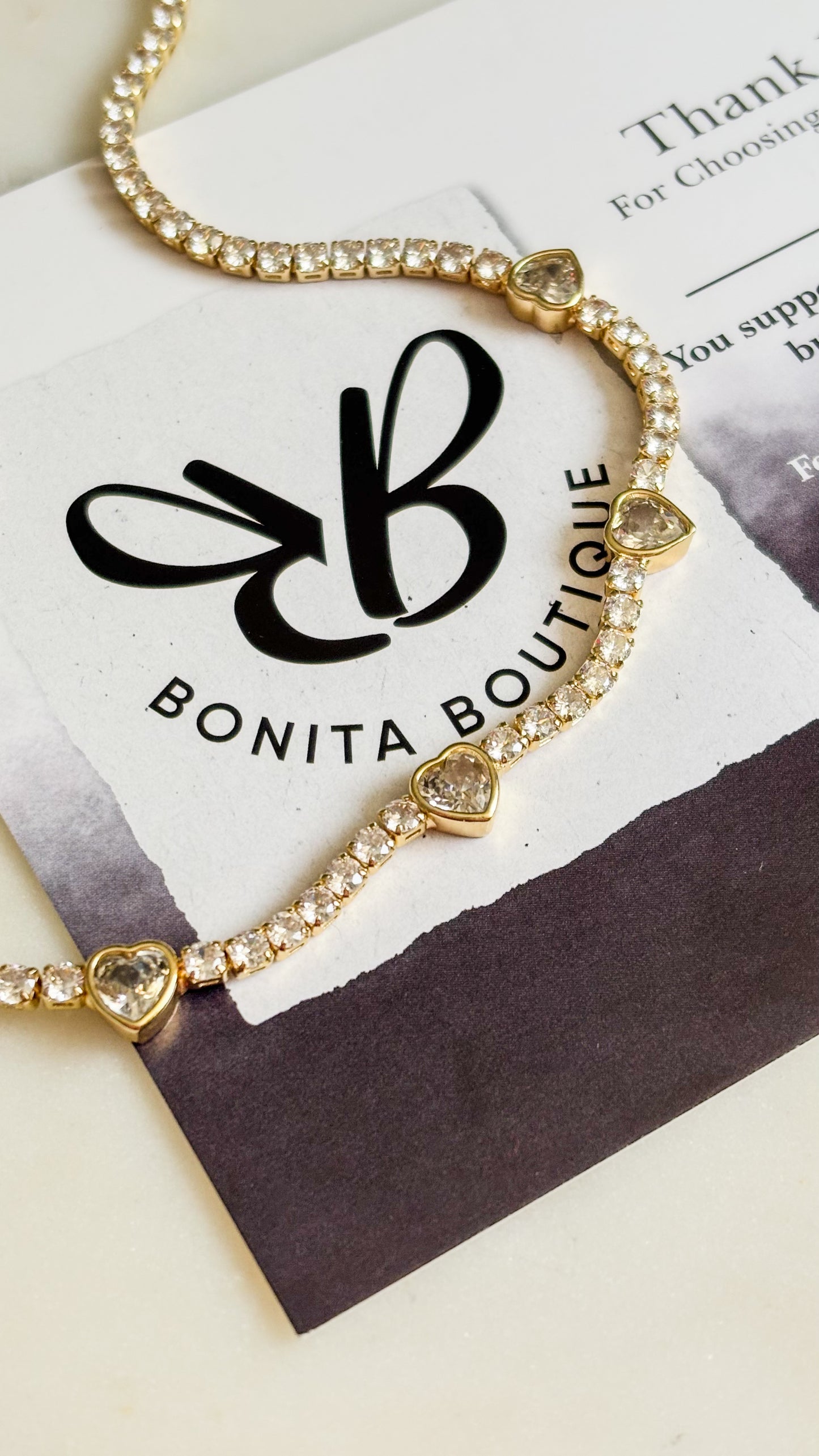 Tennis Heart Necklace