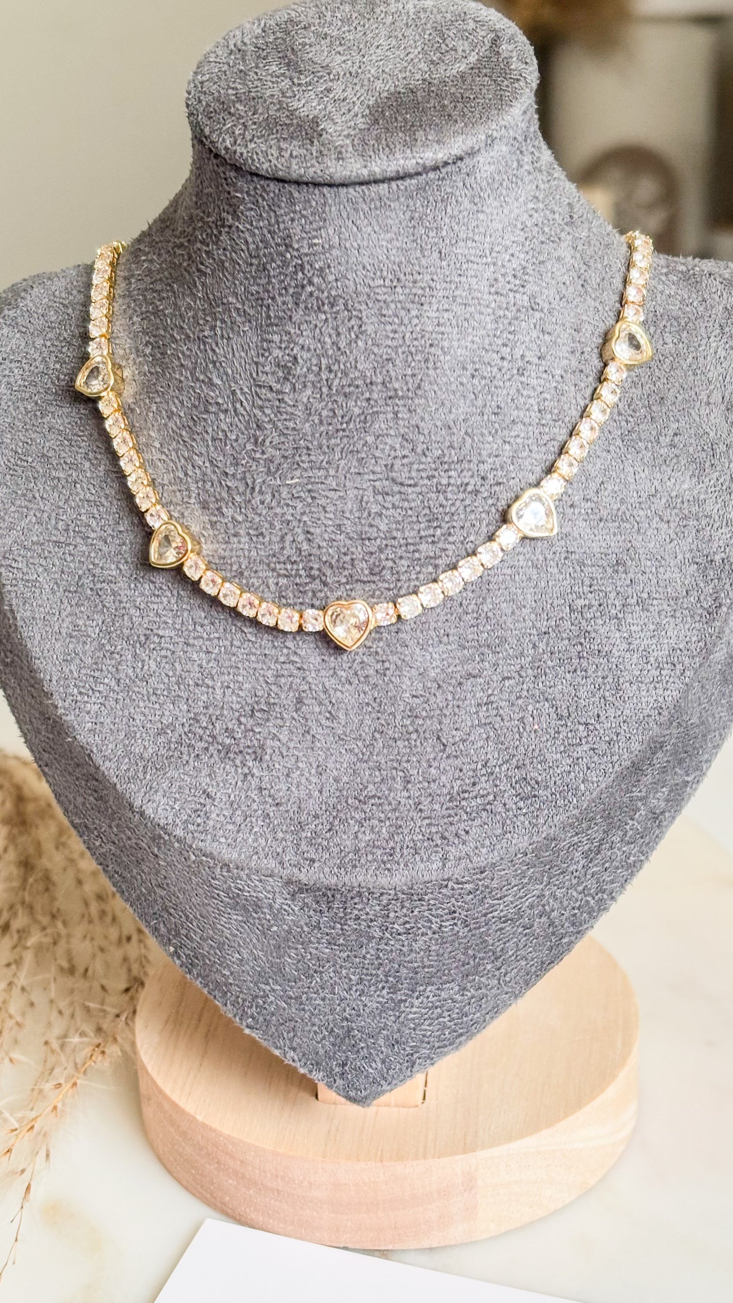 Tennis Heart Necklace