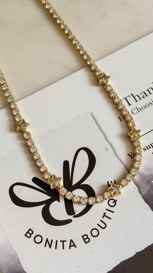 Tennis Star Necklace