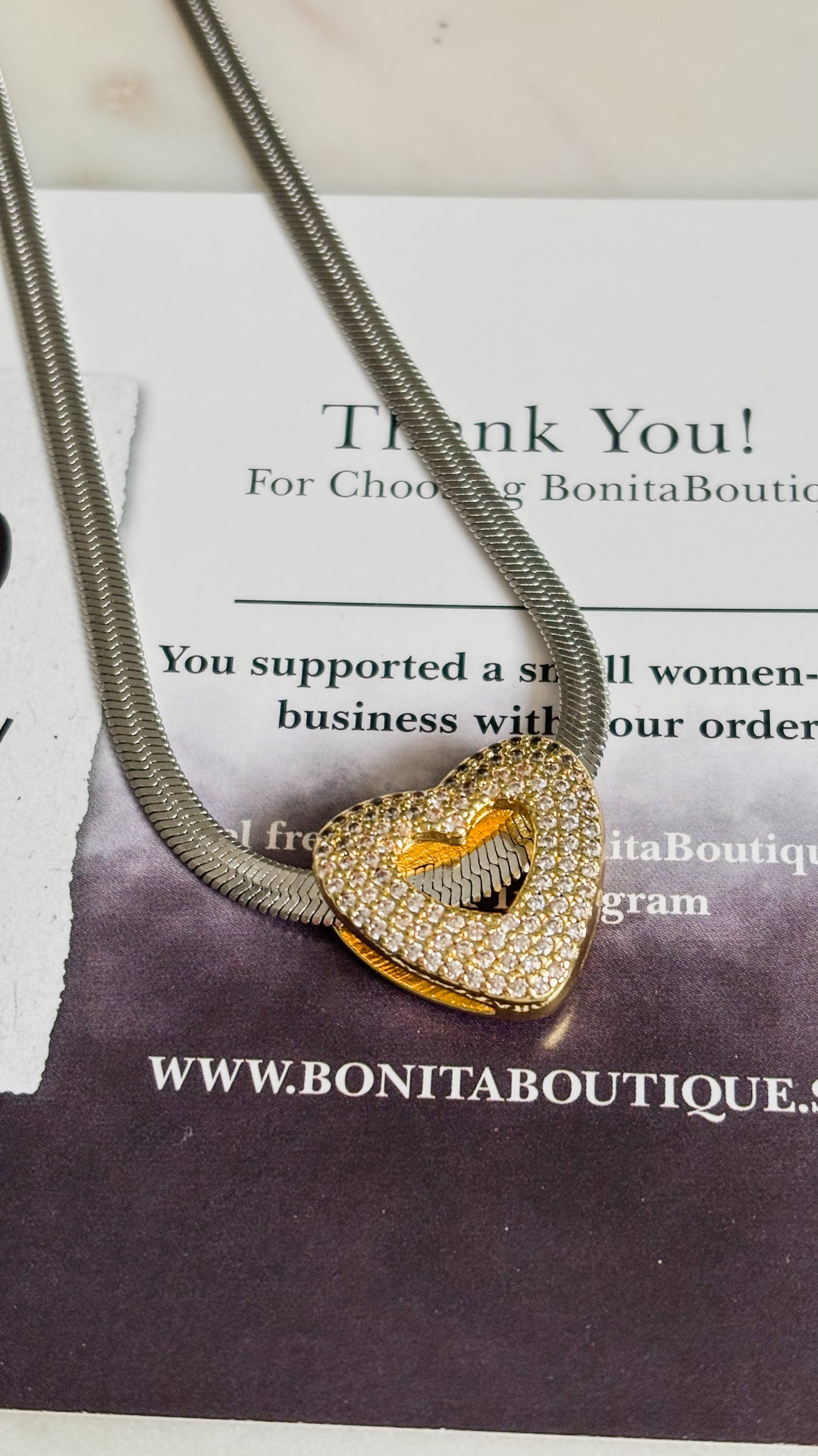 Zaréla Silver Necklace