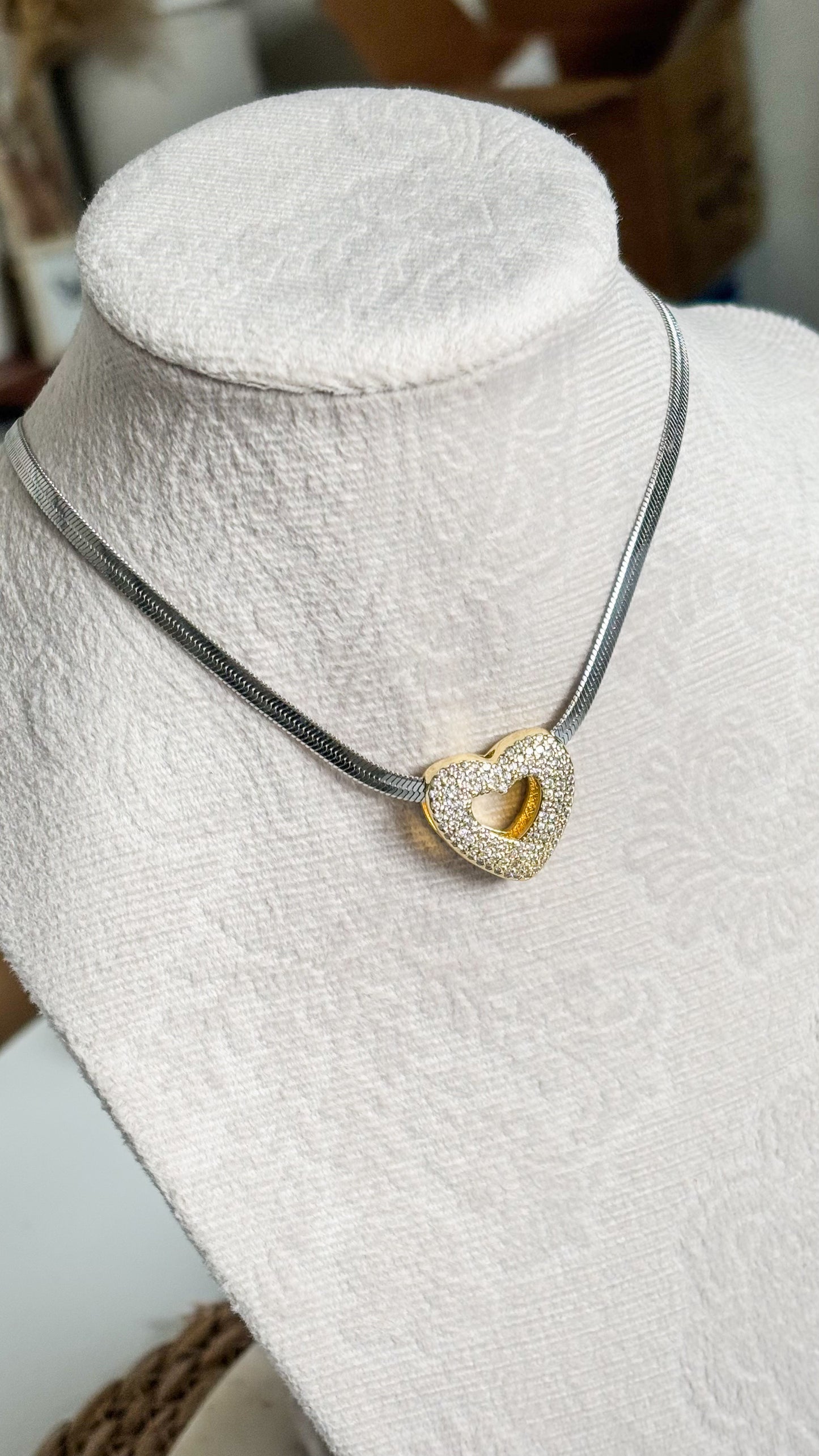 Zaréla Silver Necklace