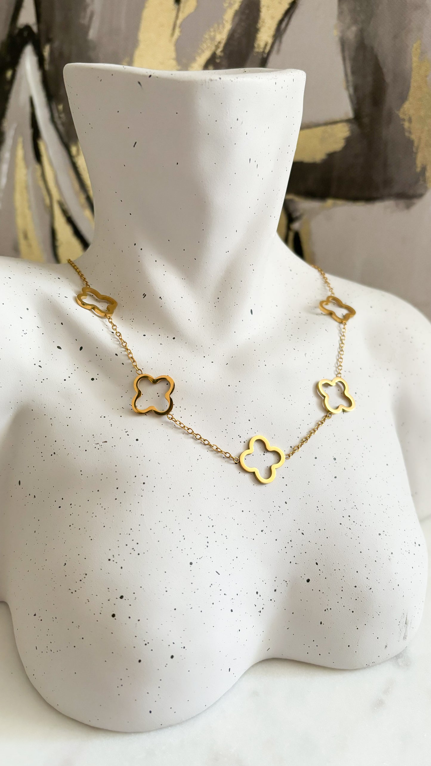 Clover Gold Necklace