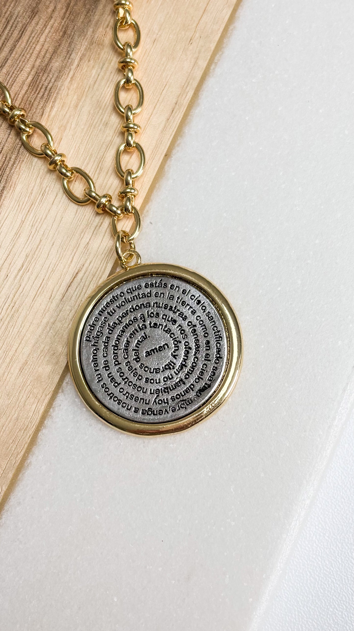 Padre Nuestro Necklace