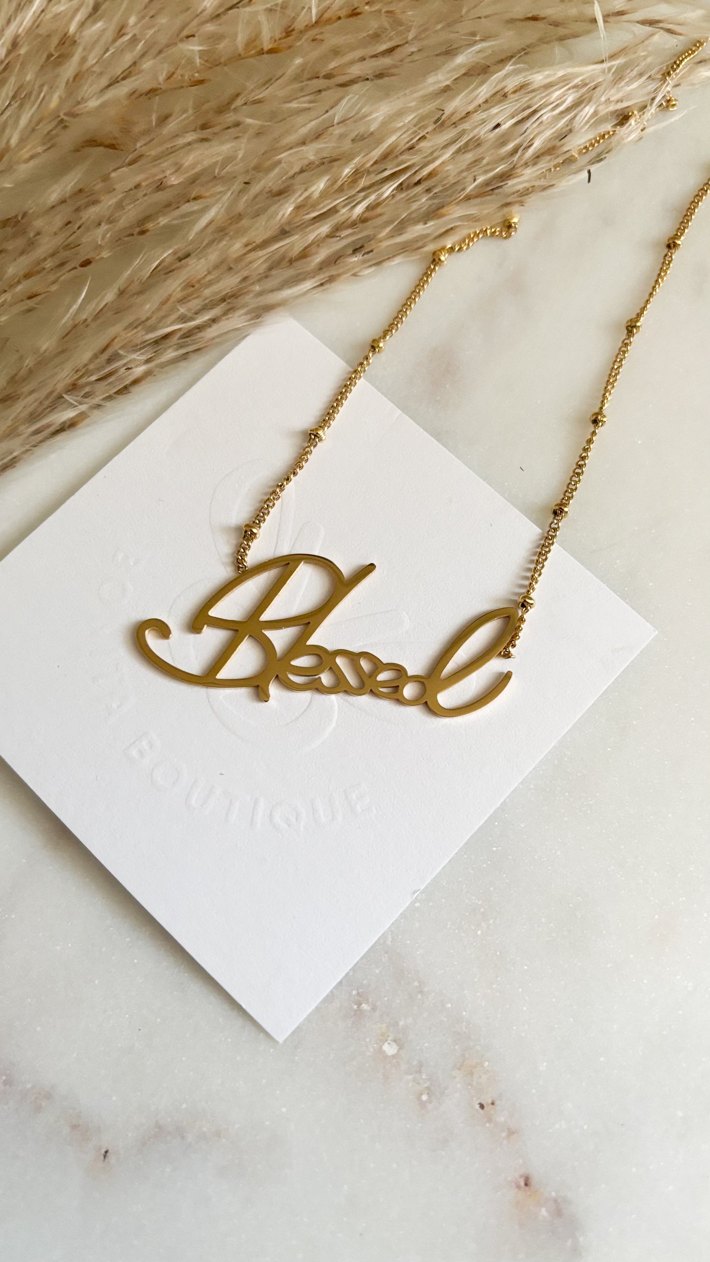 Blessed Girl Necklace