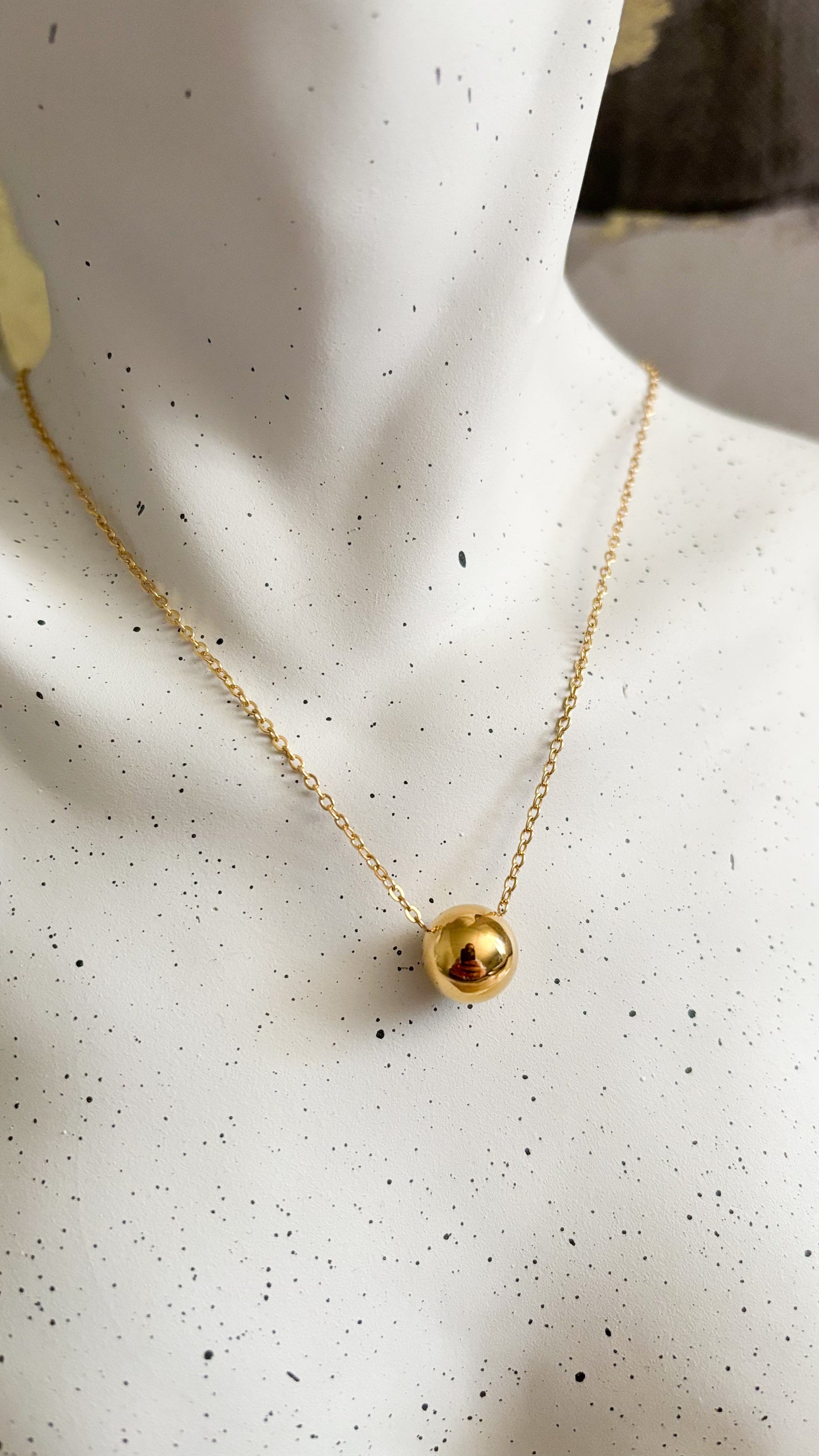 Ball Gold Necklace