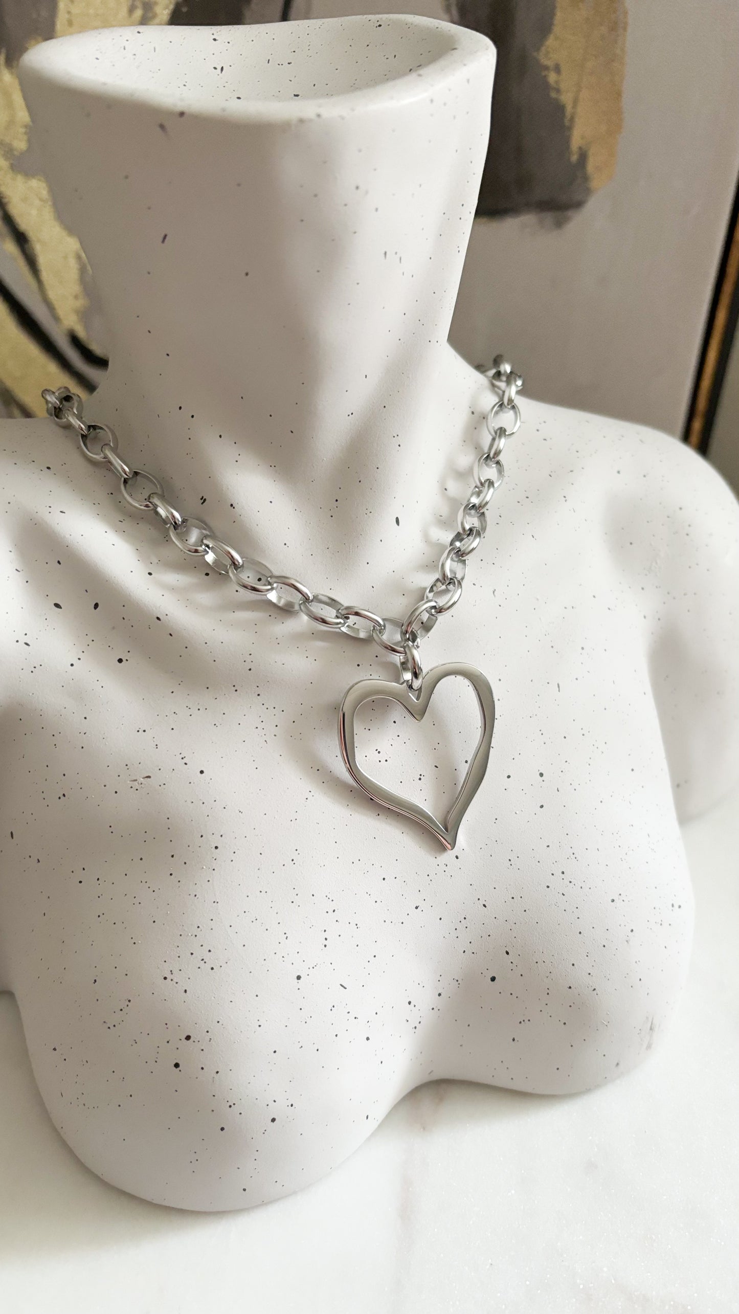 Silver Heart Necklace