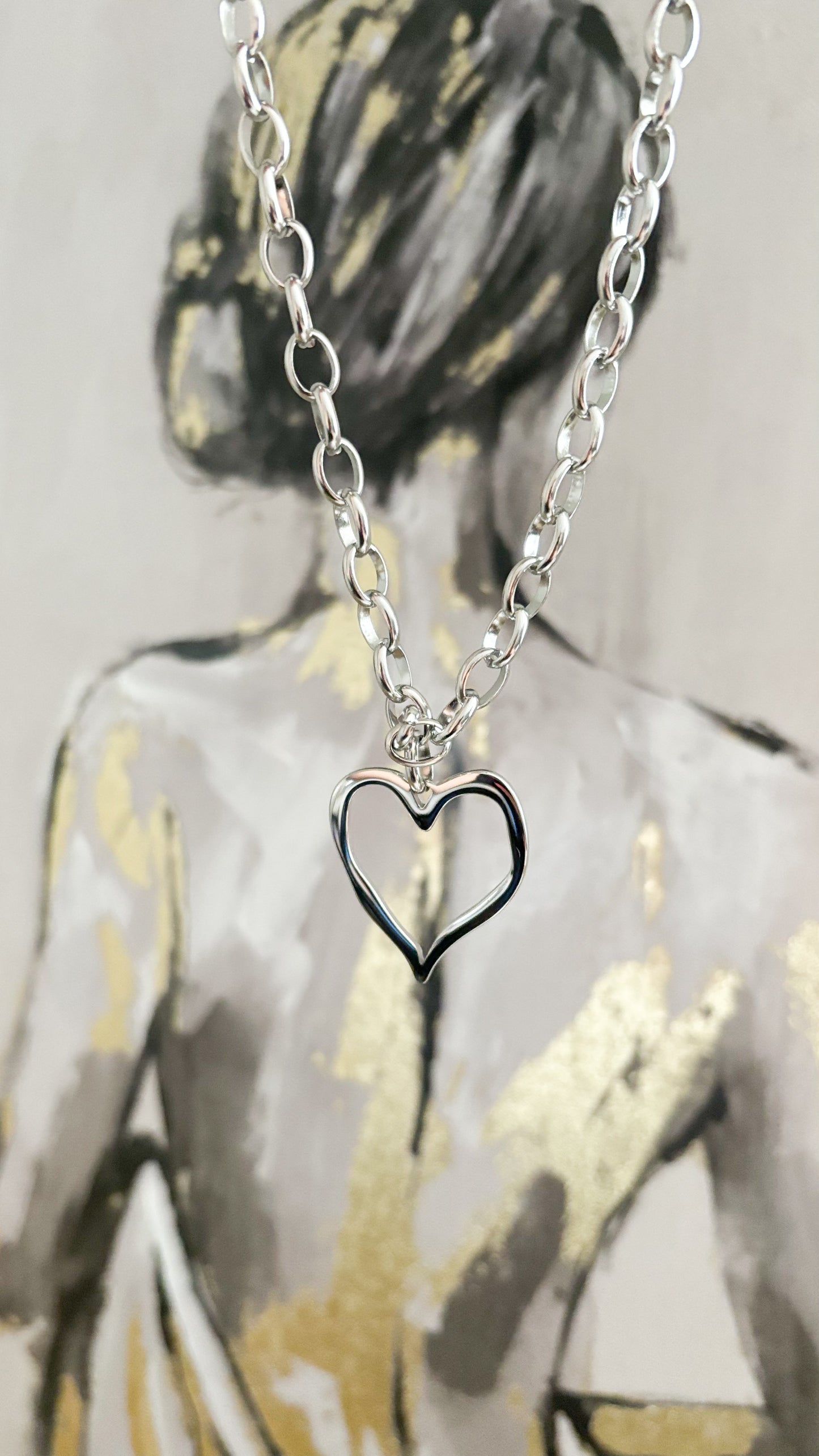 Silver Heart Necklace