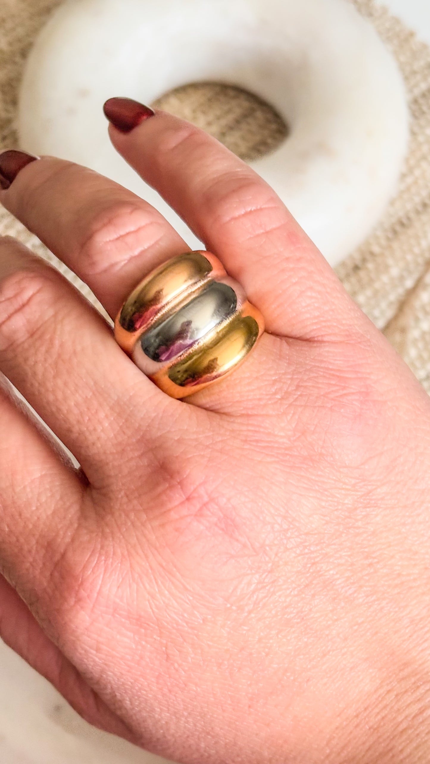 Amara Ring Tri-color