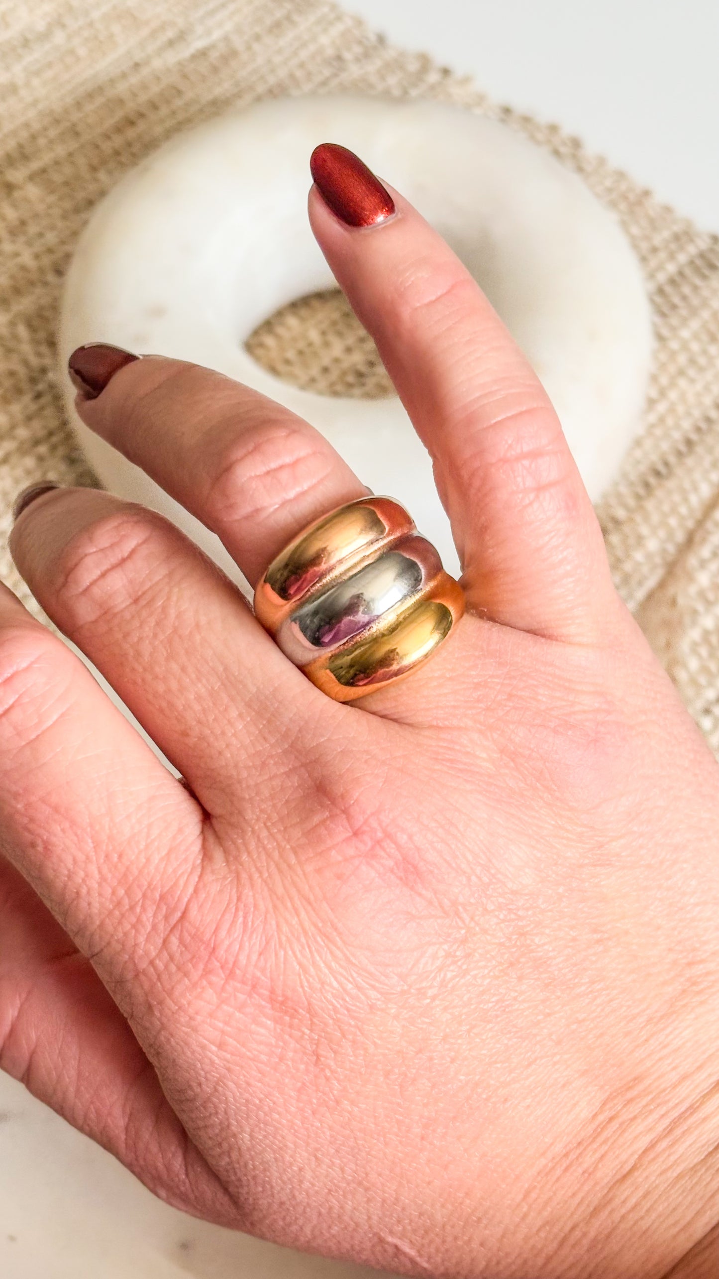 Amara Ring Tri-color