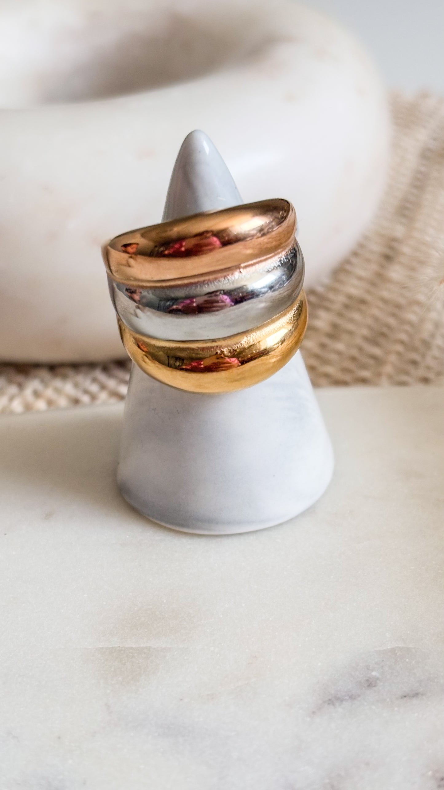 Amara Ring Tri-color