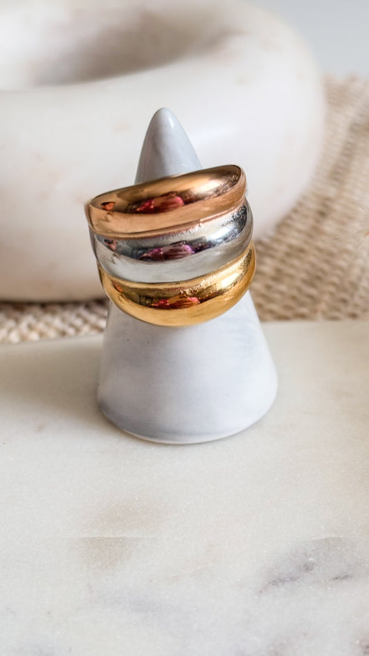 Amara Ring Tri-color