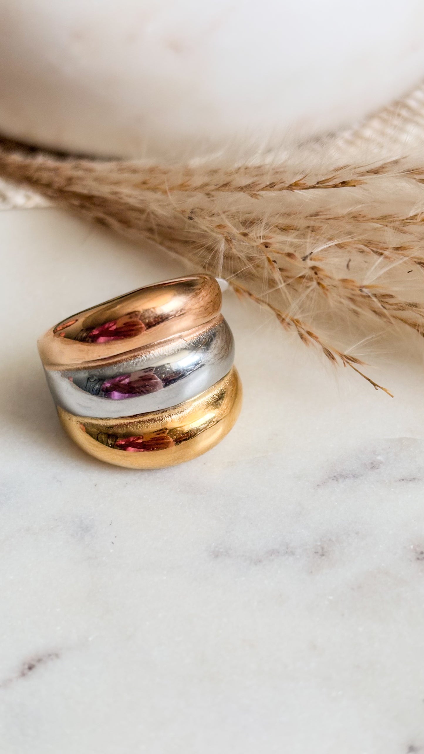 Amara Ring Tri-color