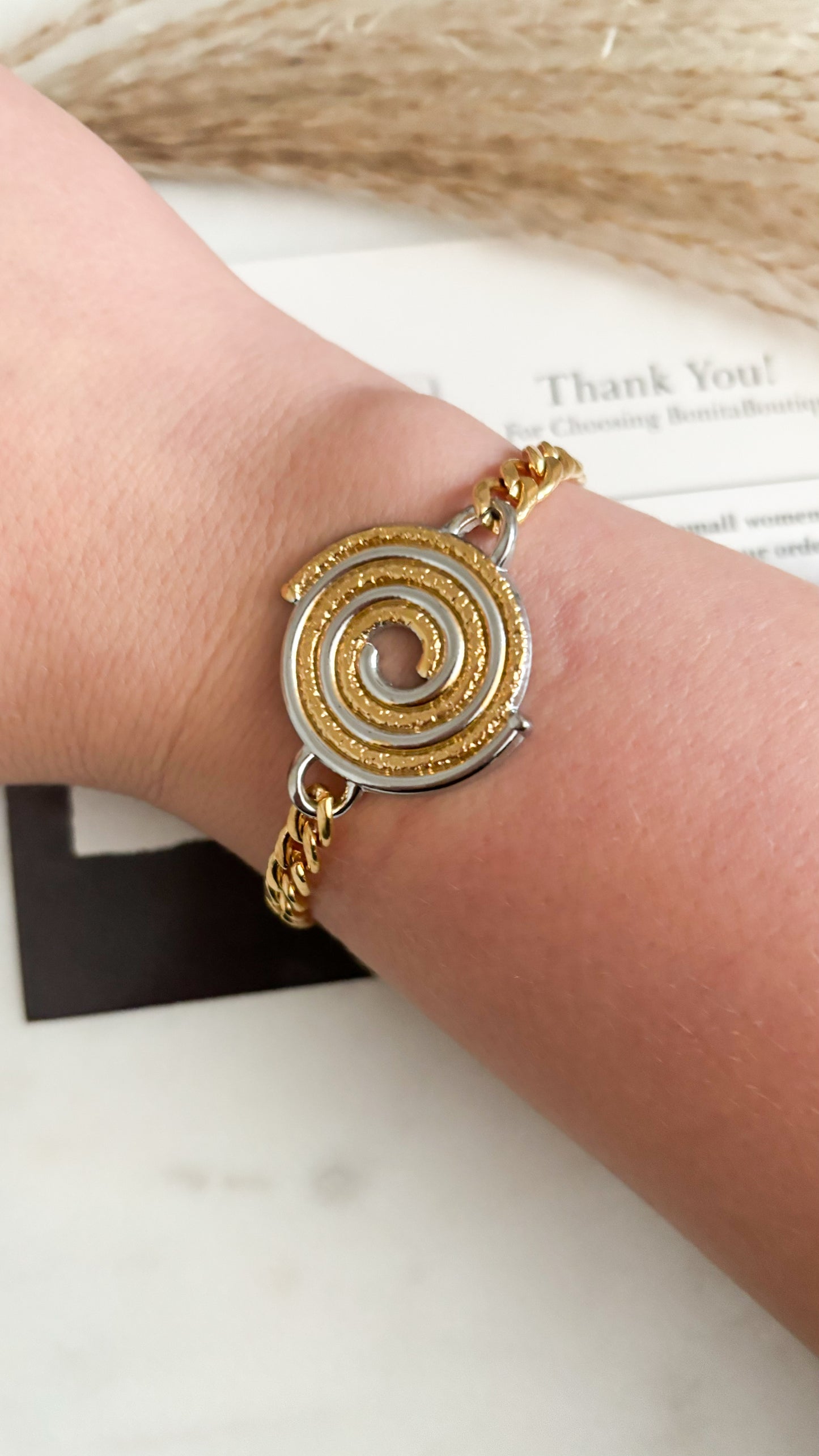 Cuban Swirls Bracelet