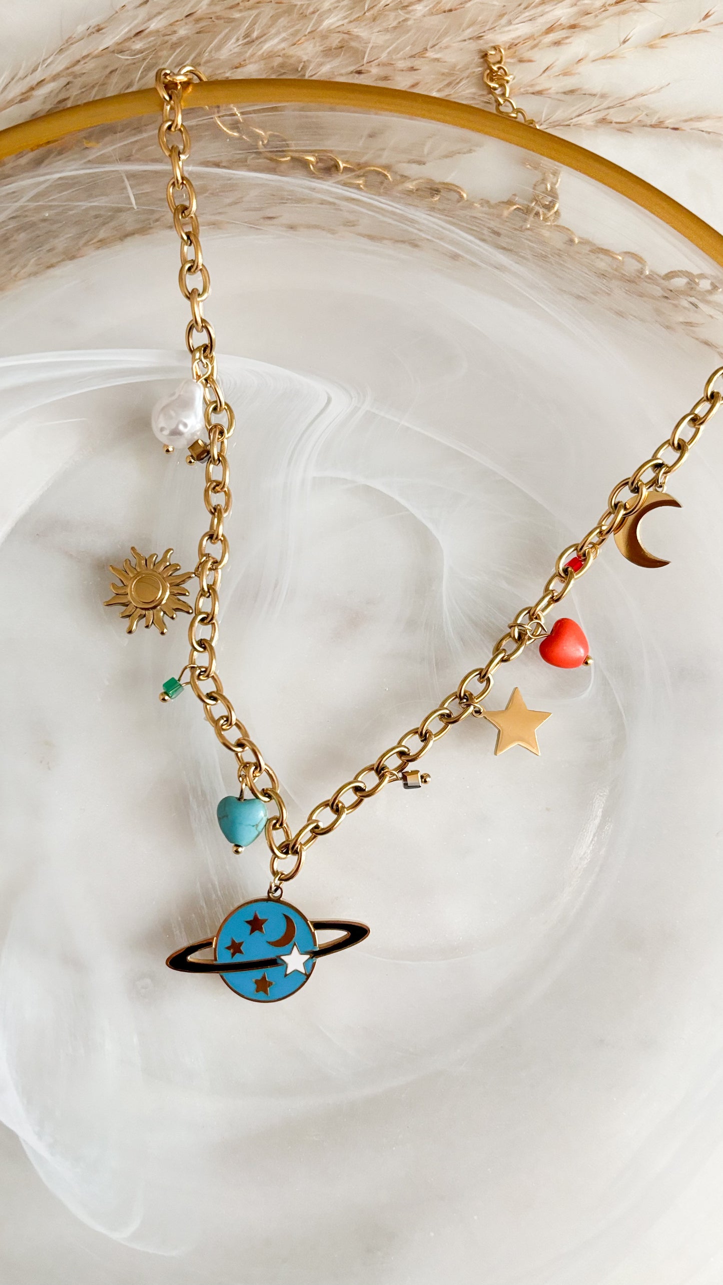 Multi Charms Necklace