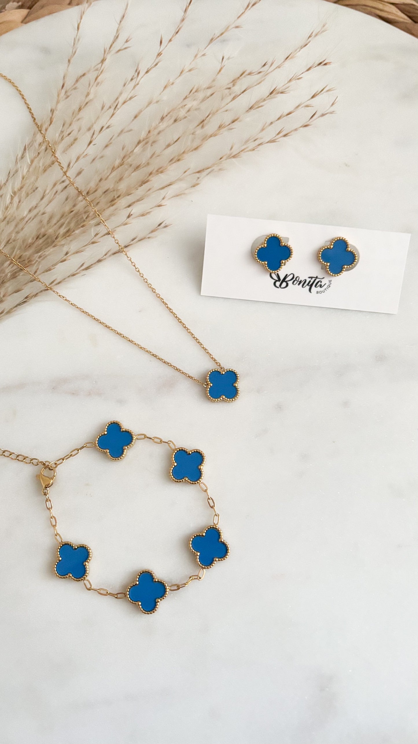 Blue Clover Set