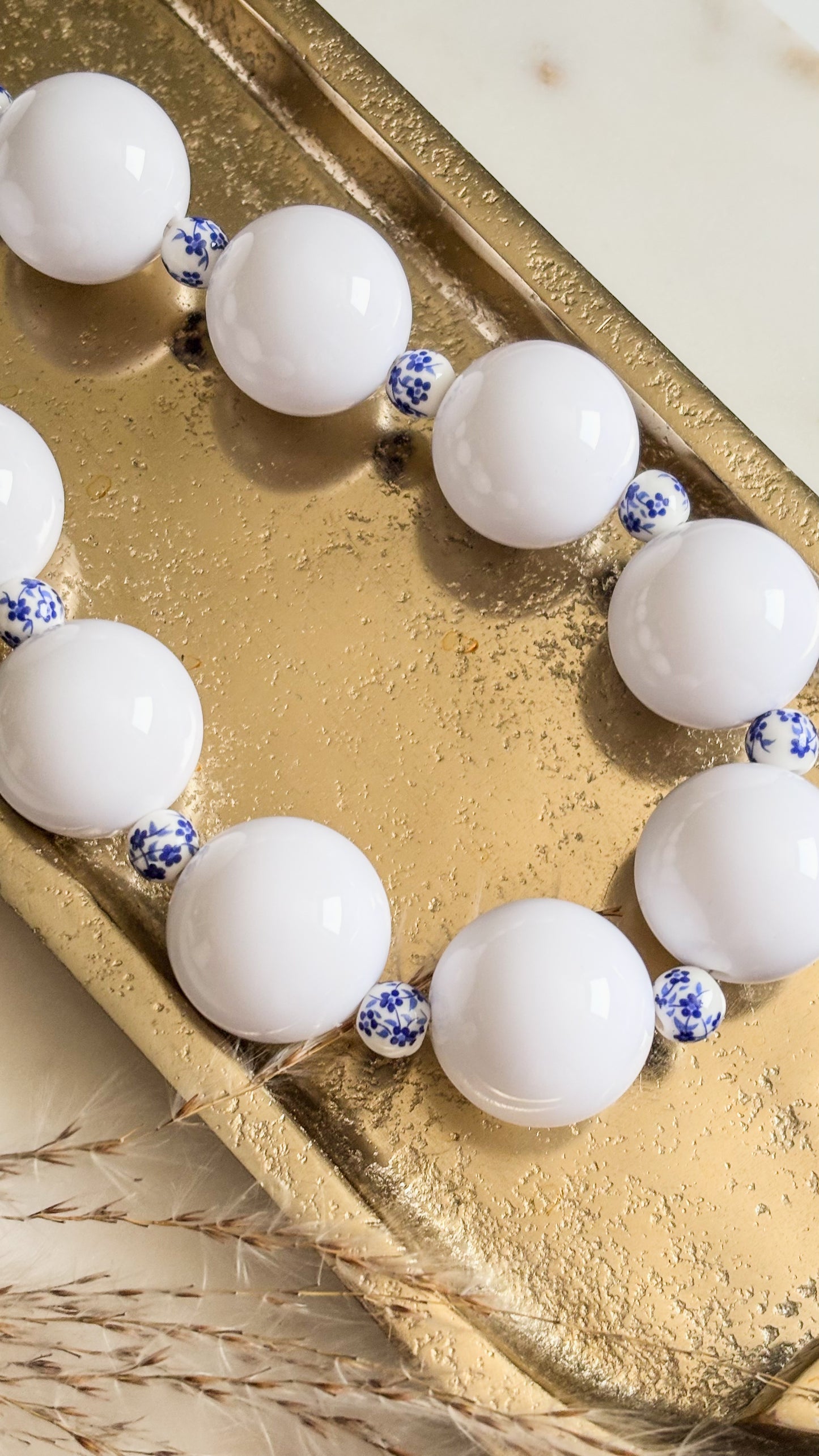 White Bubble Gum Necklace
