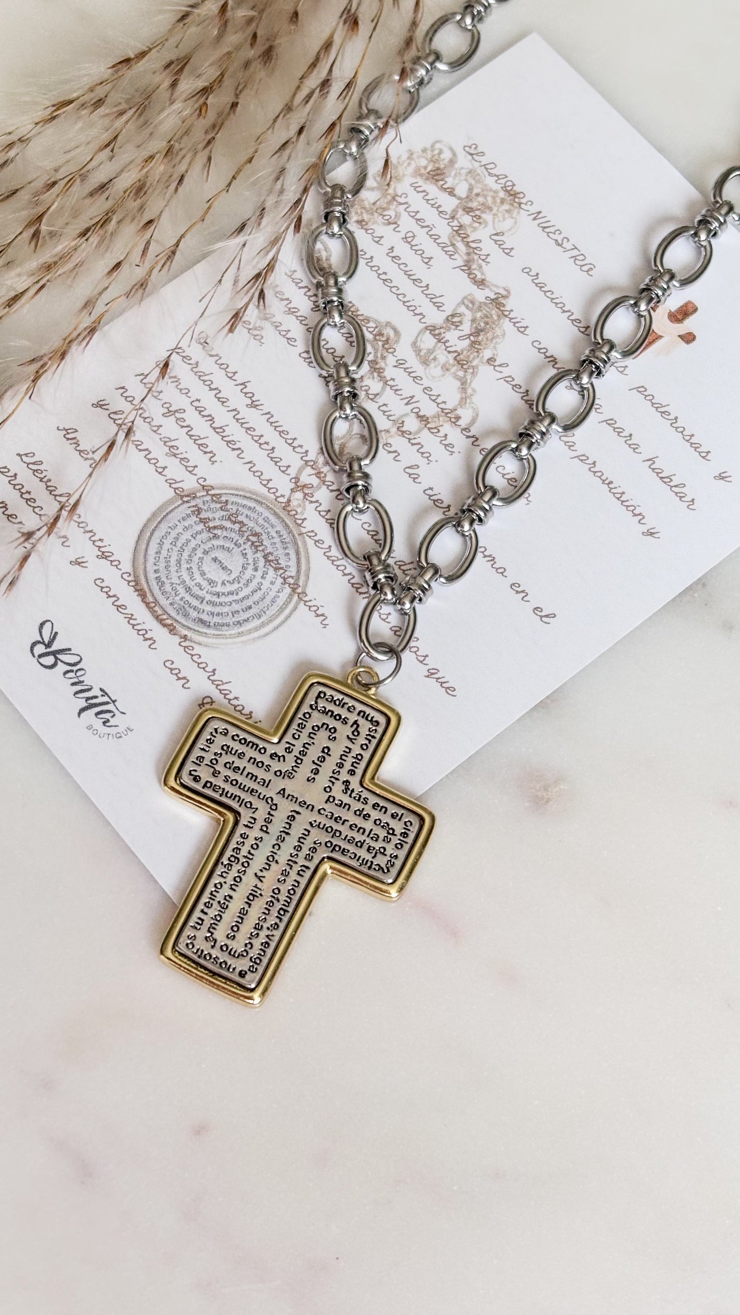 Padre Nuestro Silver 2 Necklace