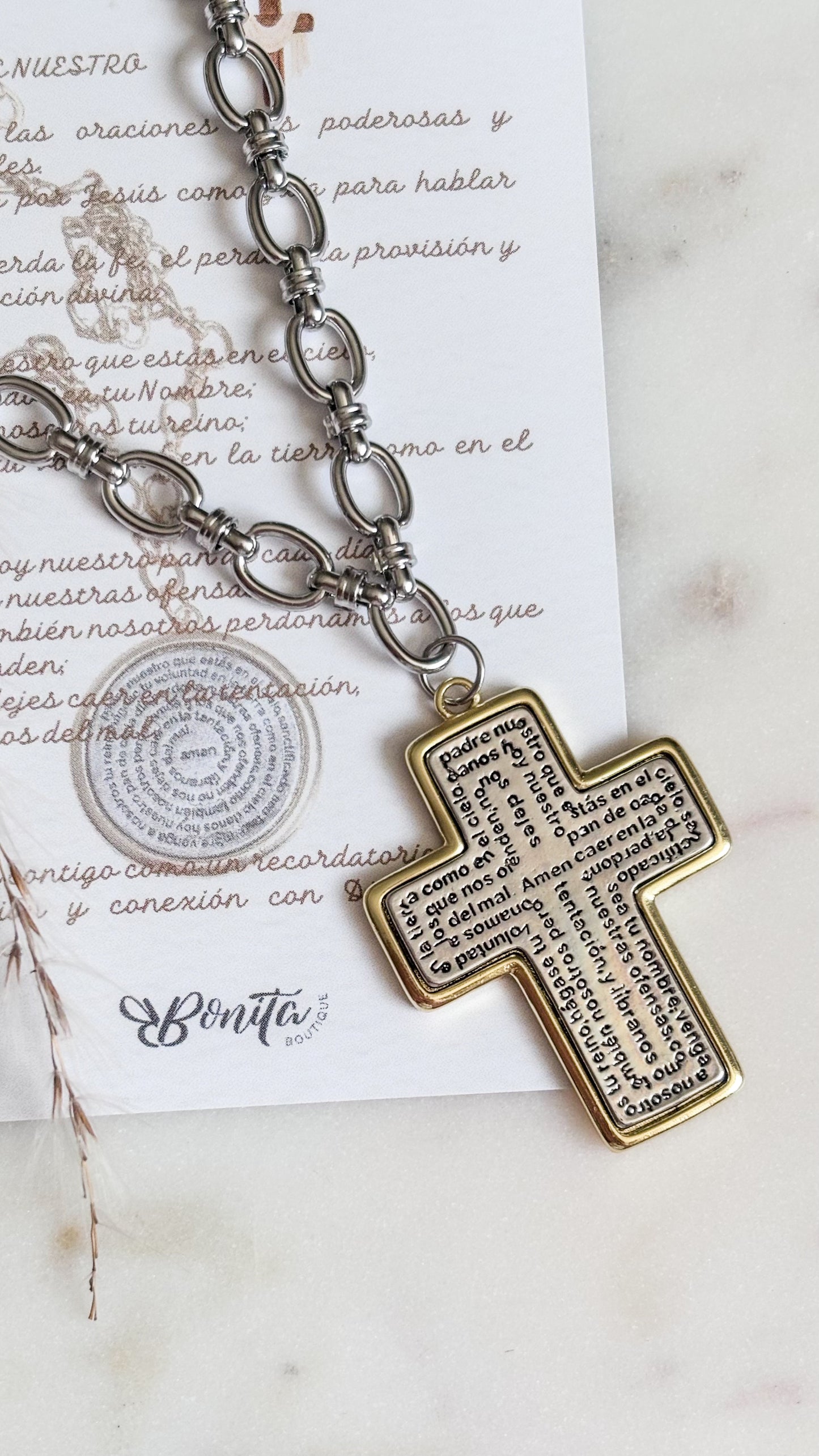 Padre Nuestro Silver 2 Necklace
