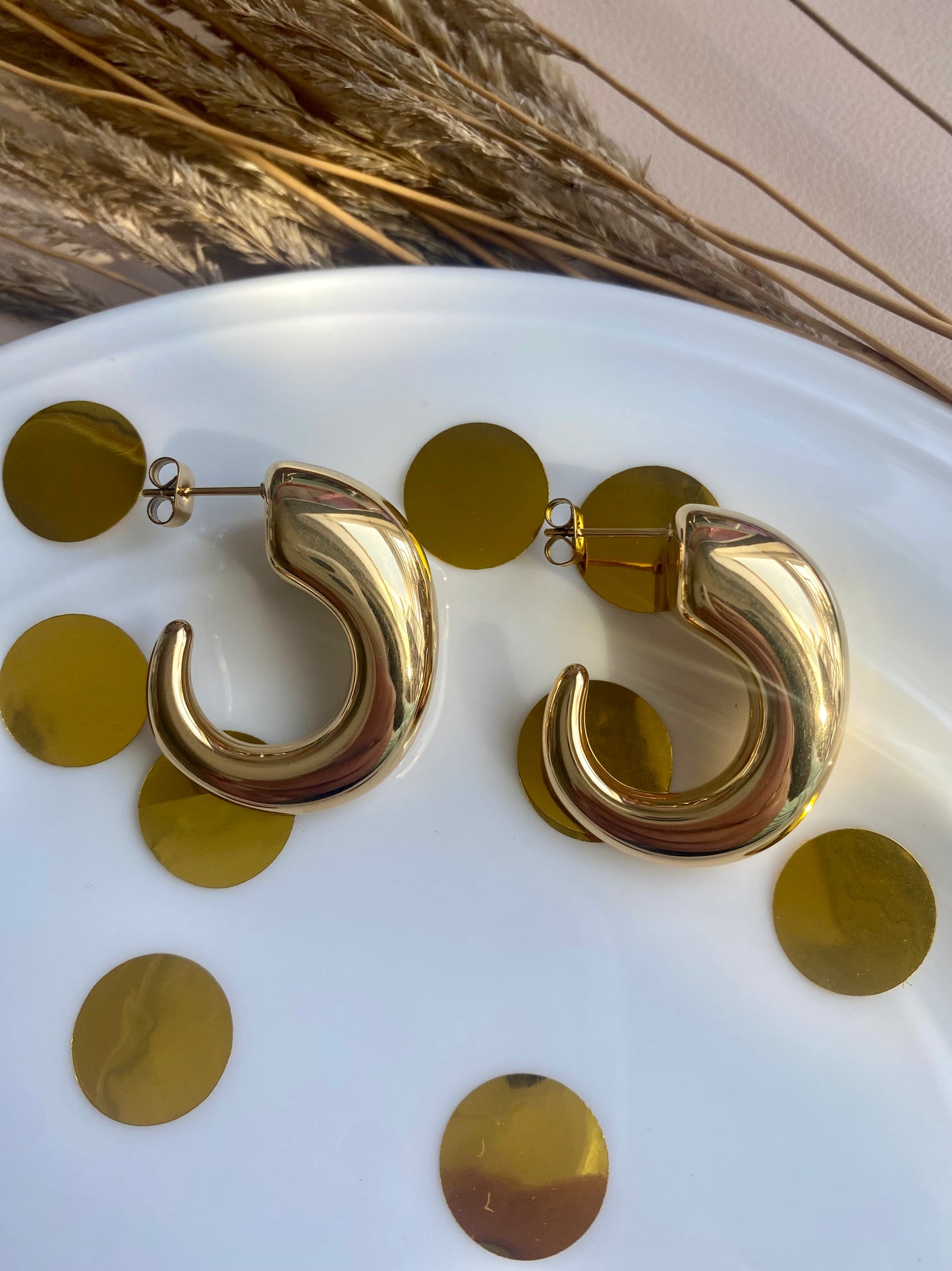 Rennata Hoops Earrings