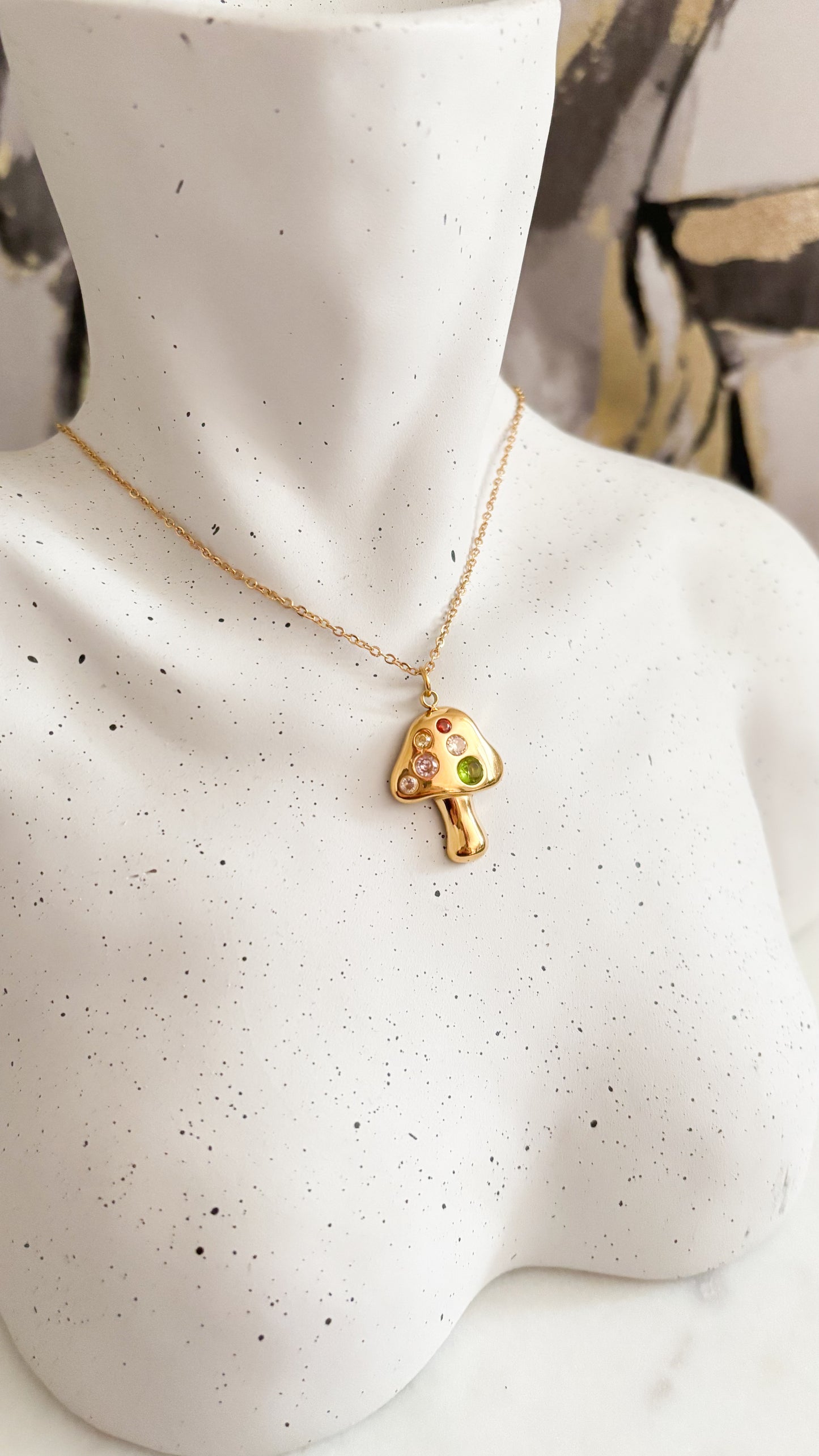 Mushroom Necklace