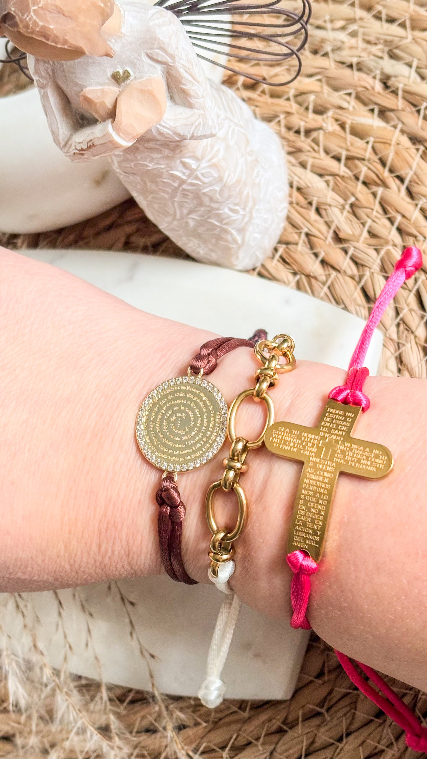Padre Nuestro Satin Bracelet 2