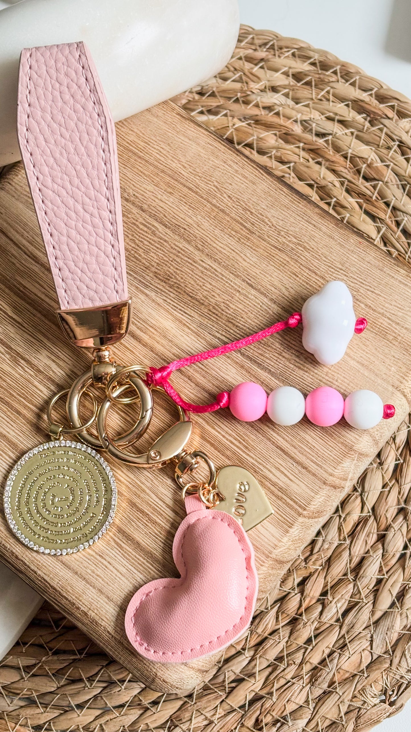 Medallion Padre Nuestro KeyChain