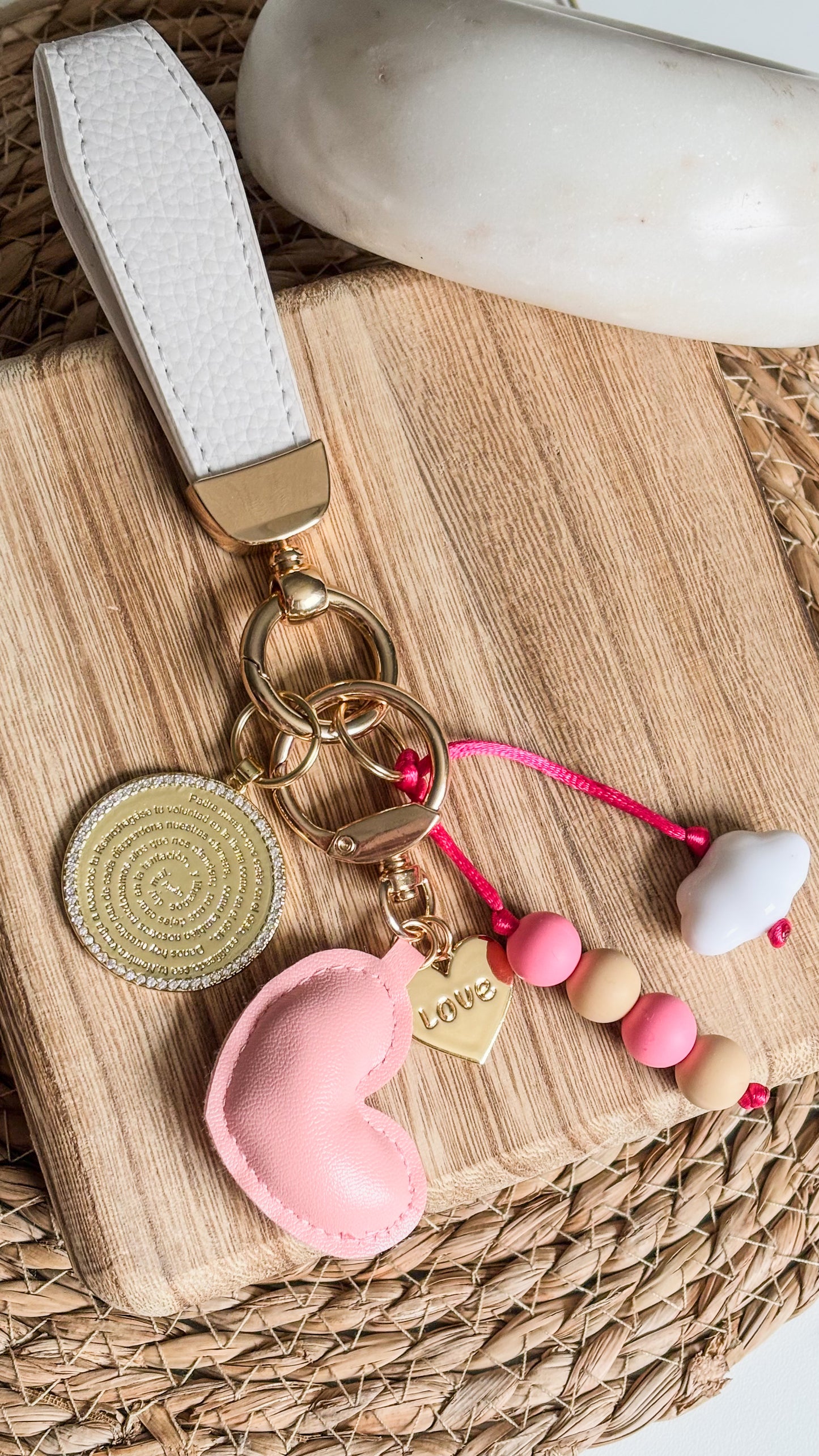 Medallion Padre Nuestro KeyChain