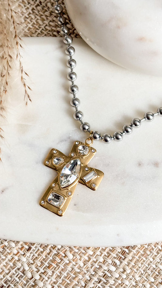 Kaia Cross Necklace