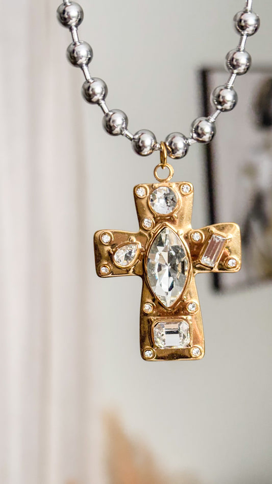 Kaia Cross Necklace
