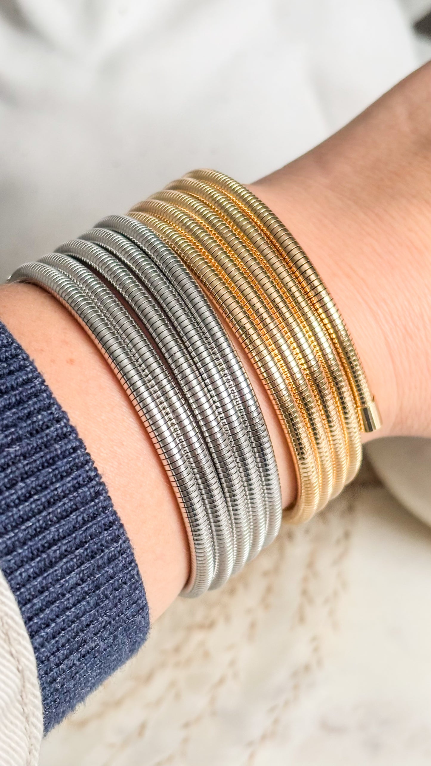Golden & Silver Twist Bracelet